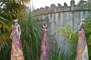 Stone Ladies by the Castle Walls