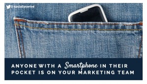 Smartphone in a pocket