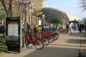 Bike sharing station
